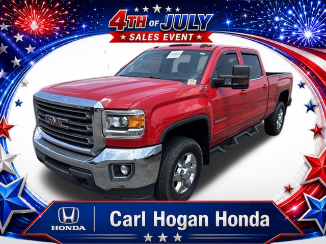 Cardinal Red 2017 GMC Sierra 2500HD Pickup Truck Four-Wheel Drive 6-Speed Automatic Overdrive