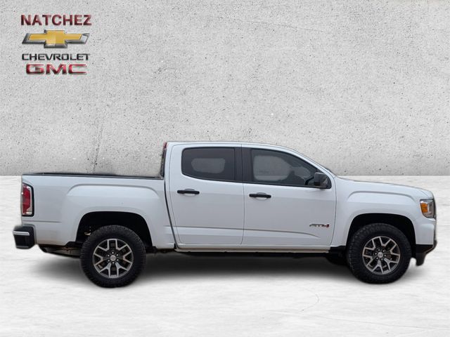 Summit White 2021 GMC Canyon AT4 Crew Cab 4WD with Cloth Pickup Truck Four-Wheel Drive 8-Speed Automatic