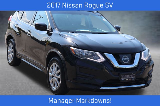 Gray (Magnetic Black) 2017 Nissan Rogue SUV / Crossover All-Wheel Drive Continuously Variable Transmission