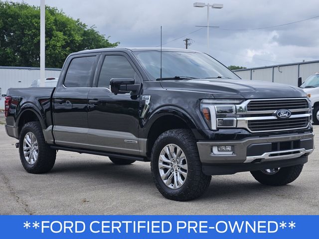 Black Metallic 2025 Ford F-150 King Ranch SuperCrew 4WD Pickup Truck Four-Wheel Drive Automatic
