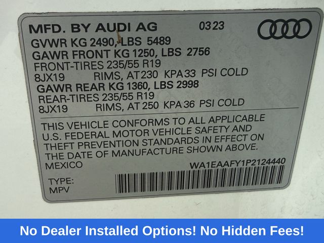 2023 Audi Q5 45 S line Premium Black at Genesis of Spring
