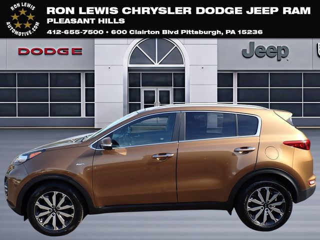 Red (Burnished Copper) 2017 Kia Sportage EX AWD SUV / Crossover All-Wheel Drive 6-Speed Automatic