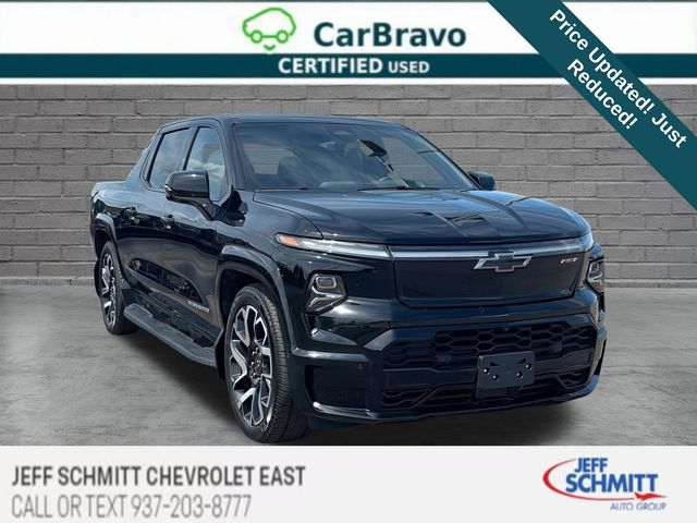 Black 2025 Chevrolet Silverado EV Pickup Truck All-Wheel Drive 1-Speed Automatic