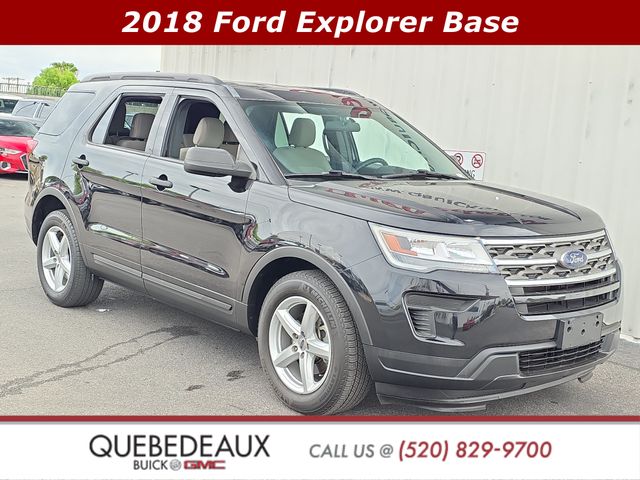 Shadow Black 2018 Ford Explorer SUV / Crossover Front-Wheel Drive 6-Speed Automatic