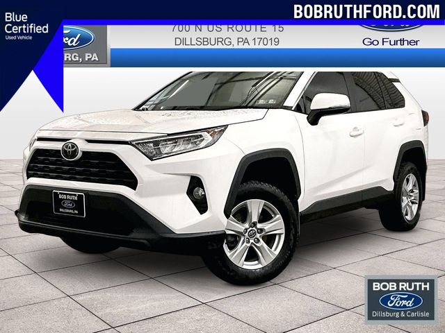 2020 Toyota RAV4 XLE White at John Sisson Motors