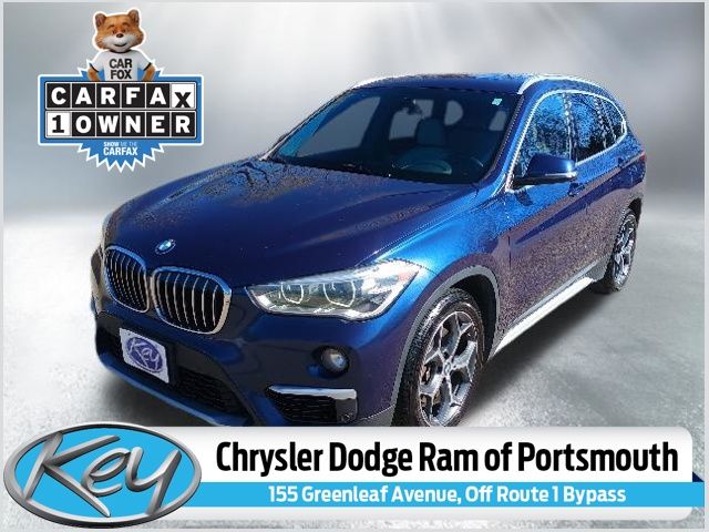 Mediterranean Blue Metallic 2019 BMW X1 SUV / Crossover All-Wheel Drive 8-Speed Automatic