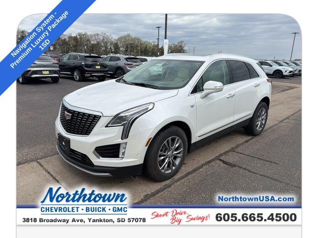 Crystal White Tricoat 2023 Cadillac XT5 Premium Luxury AWD SUV / Crossover Four-Wheel Drive 9-Speed Automatic