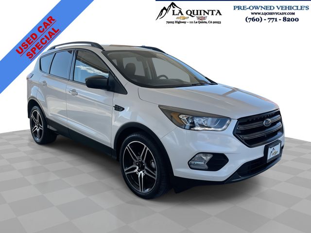 White Platinum Clearcoat Metallic 2019 Ford Escape SUV / Crossover Front-Wheel Drive 6-Speed Automatic