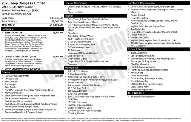 Used 2023 Jeep Compass For Sale in Grove City, OH