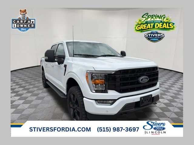 Oxford White 2023 Ford F-150 XLT SuperCrew 4WD Pickup Truck Four-Wheel Drive Automatic