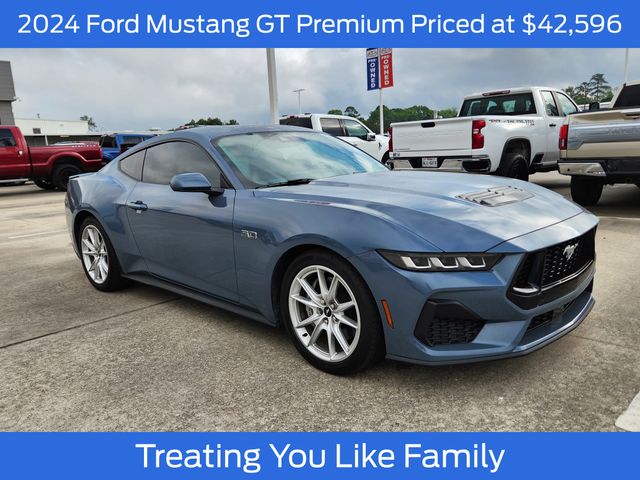 Vapor Blue 2024 Ford Mustang GT Premium Fastback RWD Coupe Rear-Wheel Drive Automatic