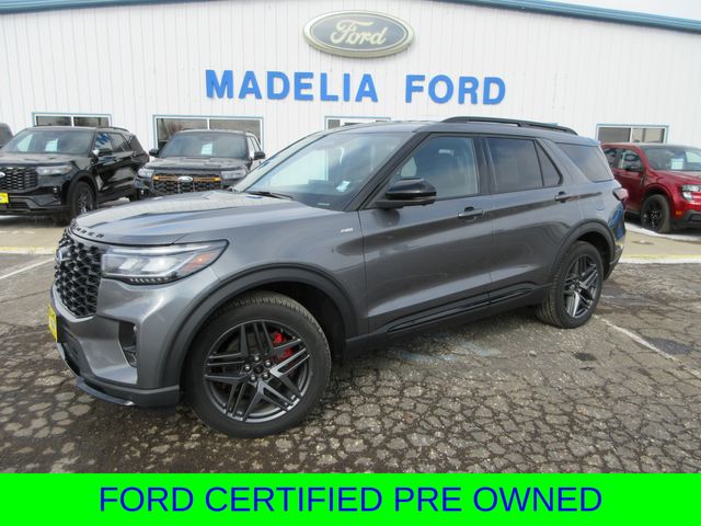 Gray Metallic 2025 Ford Explorer ST-Line AWD SUV / Crossover All-Wheel Drive Automatic