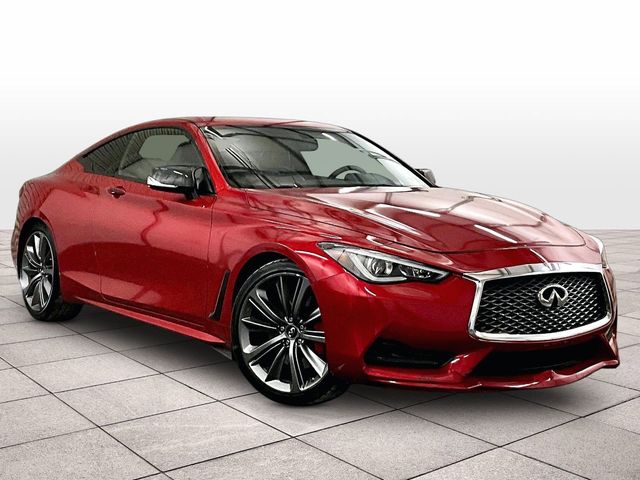 2018 INFINITI Q60 Red Sport 400 Red at Phil Fitts Ford