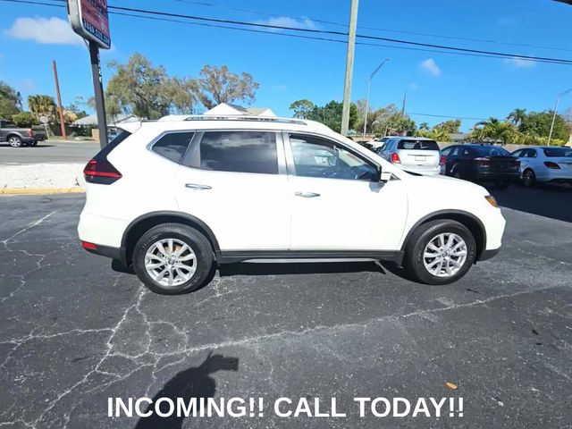 Pearl White 2018 Nissan Rogue SV AWD SUV / Crossover All-Wheel Drive Continuously Variable Transmission