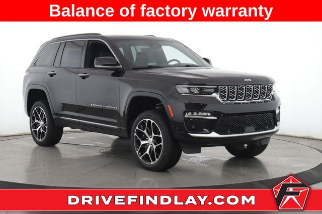 Diamond Black Crystal Pearlcoat 2025 Jeep Grand Cherokee SUV / Crossover Four-Wheel Drive 8-Speed Automatic