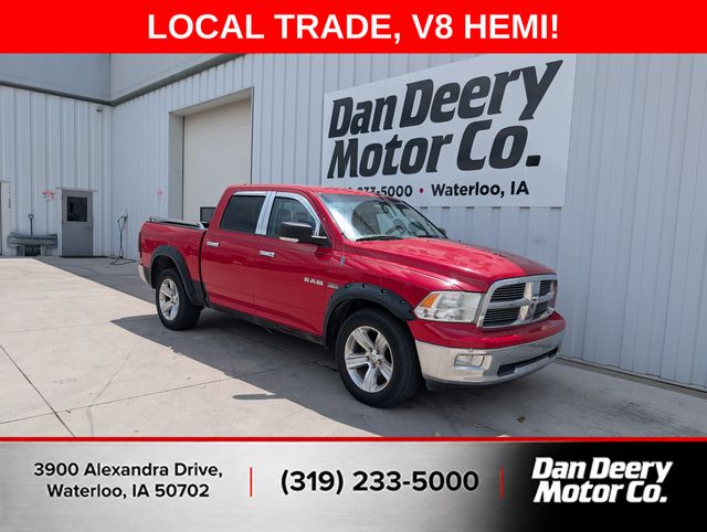 Flame Red Clearcoat/Mineral Gray MetallicClearcoat 2010 Dodge RAM 1500 Pickup Truck Four-Wheel Drive 5-Speed Automatic