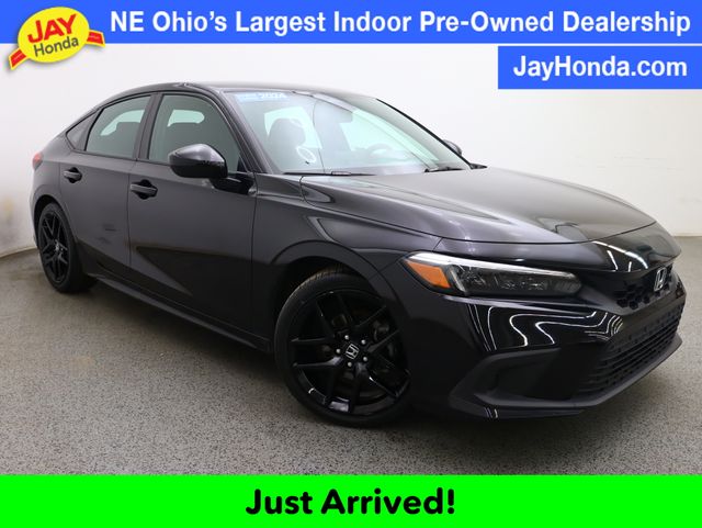Crystal Black Pearl 2024 Honda Civic Hatchback Hatchback Front-Wheel Drive Continuously Variable Transmission