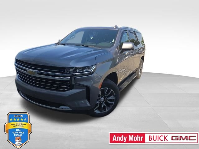 Gray (Satin Steel Metallic) 2021 Chevrolet Tahoe SUV / Crossover Four-Wheel Drive