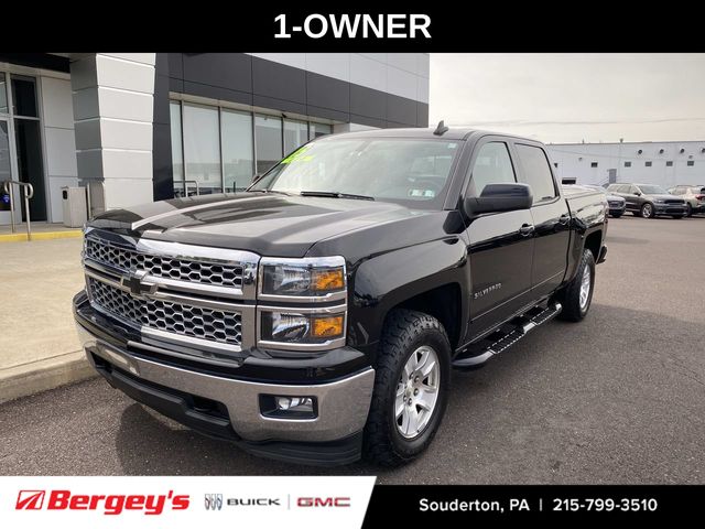 Black 2015 Chevrolet Silverado 1500 Pickup Truck Four-Wheel Drive 6-Speed Automatic Overdrive