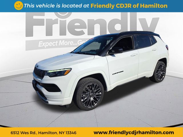 Bright White Clearcoat 2023 Jeep Compass SUV / Crossover Four-Wheel Drive 8-Speed Automatic