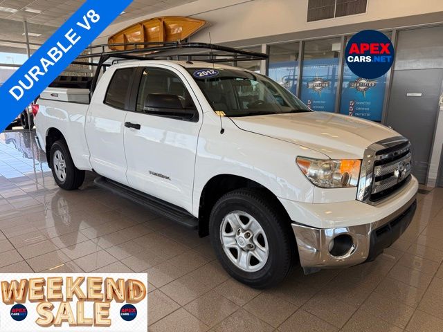 Super White 2012 Toyota Tundra Pickup Truck 4X2 6-Speed Automatic Overdrive
