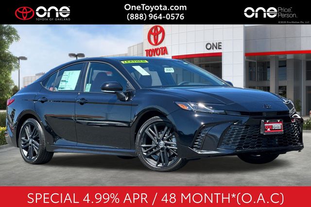 Black 2026 Toyota Camry Sedan All-Wheel Drive Continuously Variable Transmission