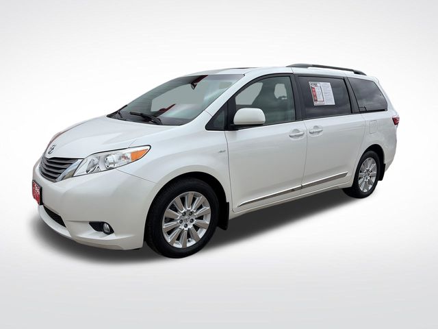 White (Blizzard Pearl) 2016 Toyota Sienna XLE 7-Passenger AWD Minivan All-Wheel Drive 6-Speed Automatic Overdrive