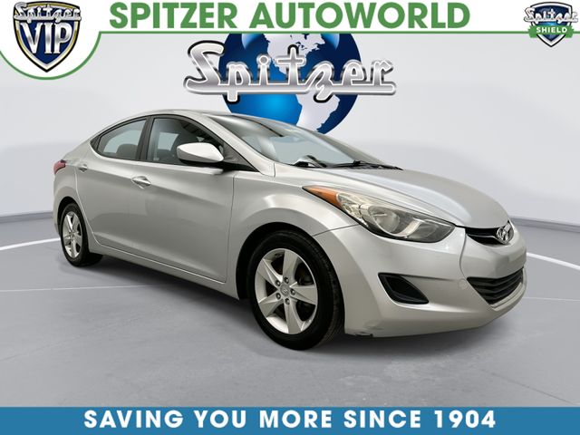 Radiant Silver Metallic 2013 Hyundai Elantra GLS FWD Sedan Front-Wheel Drive 6-Speed Manual