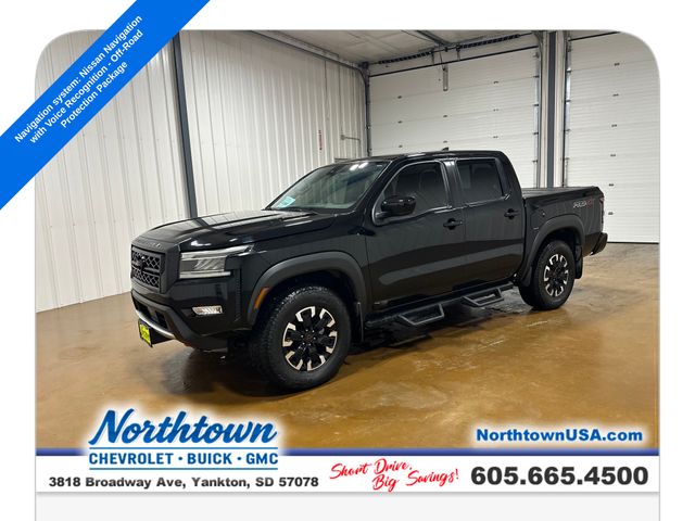 Super Black 2022 Nissan Frontier Pickup Truck Four-Wheel Drive 9-Speed Automatic