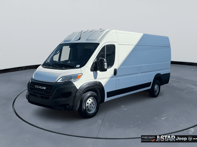 Bright White Clearcoat 2023 RAM ProMaster Van Front-Wheel Drive 9-Speed Automatic