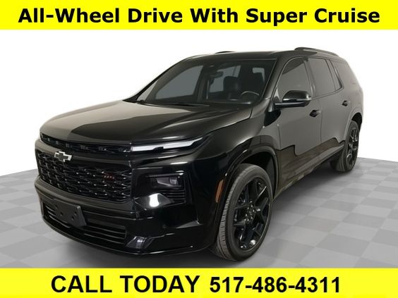 Mosaic Black Metallic 2024 Chevrolet Traverse RS AWD SUV / Crossover Four-Wheel Drive 8-Speed Automatic