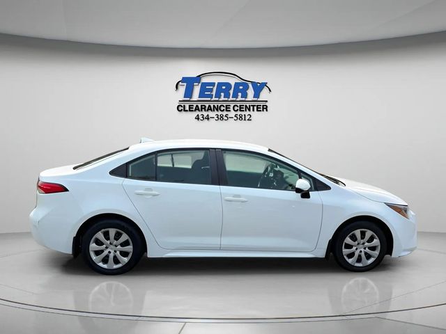 White 2022 Toyota Corolla Sedan Front-Wheel Drive Continuously Variable Transmission