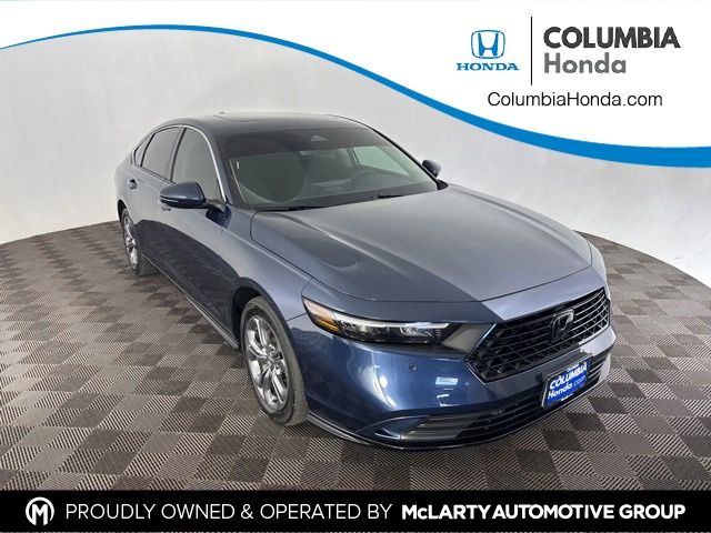 Canyon River Blue Met 2025 Honda Accord Hybrid Sedan Front-Wheel Drive Continuously Variable Transmission