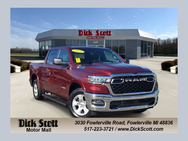 Delmonico Red Pearlcoat 2025 RAM 1500 Pickup Truck Four-Wheel Drive 8-Speed Automatic