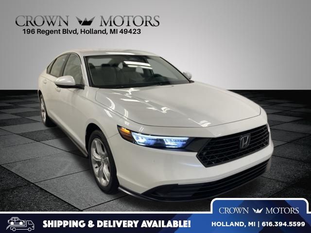 White 2023 Honda Accord LX FWD Sedan Front-Wheel Drive Continuously Variable Transmission