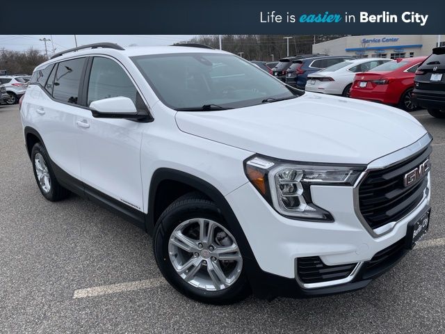 Summit White 2022 GMC Terrain SUV / Crossover All-Wheel Drive 9-Speed Automatic