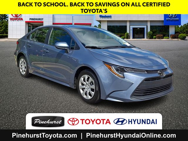 Gray 2025 Toyota Corolla Sedan Front-Wheel Drive Continuously Variable Transmission