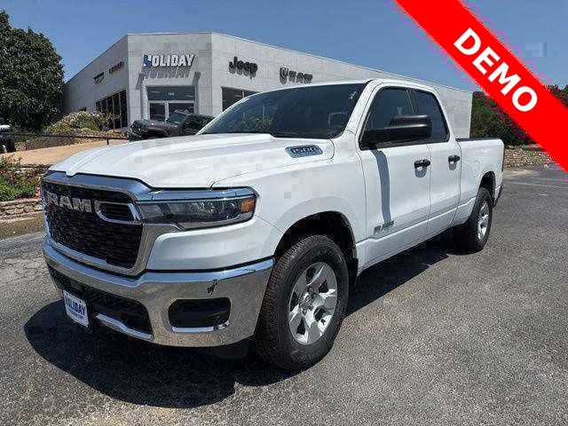 Bright White Clearcoat 2025 RAM 1500 Tradesman Quad Cab 4WD Pickup Truck Four-Wheel Drive 8-Speed Automatic