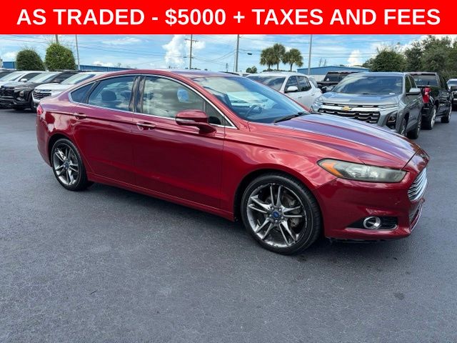 Ruby Red Metallic 2014 Ford Fusion Sedan Front-Wheel Drive 6-Speed Automatic