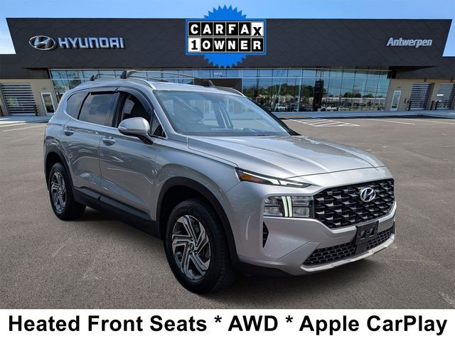 Shimmering Silver 2023 Hyundai Santa Fe SUV / Crossover All-Wheel Drive 8-Speed Automatic