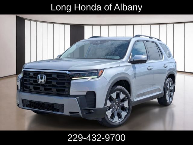 Solar Silver Metallic 2026 Honda Pilot SUV / Crossover All-Wheel Drive Automatic