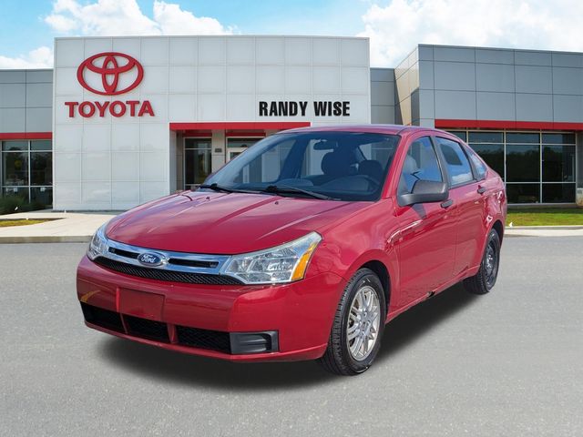 Sangria Red Metallic 2011 Ford Focus SE Sedan Front-Wheel Drive 4-Speed Automatic
