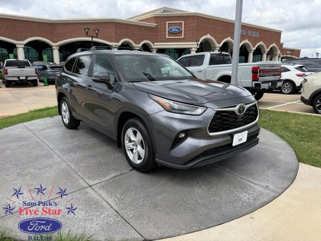 Magnetic Gray Metallic 2023 Toyota Highlander LE AWD SUV / Crossover All-Wheel Drive 8-Speed Automatic