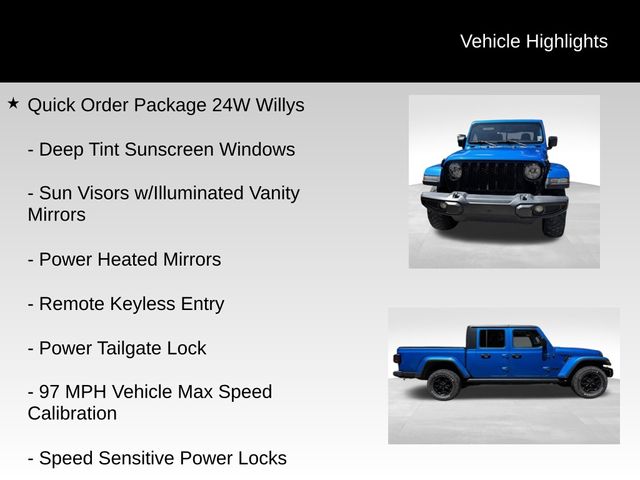 2022 Jeep Gladiator Willys