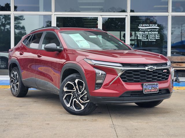 Red (Crimson) 2025 Chevrolet Trax RS with 2RS FWD SUV / Crossover Front-Wheel Drive 6-Speed Automatic