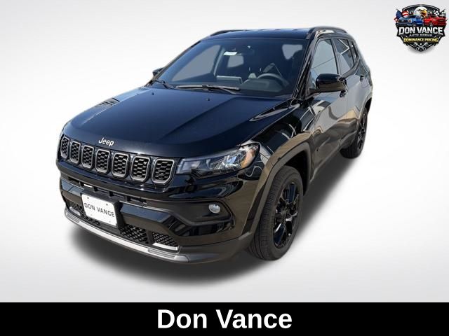 Diamond Black Crystal Pearlcoat 2026 Jeep Compass Latitude 4WD SUV / Crossover Four-Wheel Drive 8-Speed Automatic