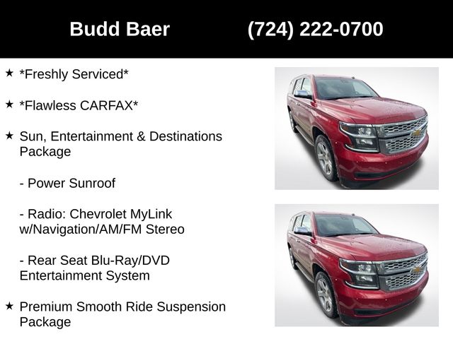 used 2015 Chevrolet Tahoe car, priced at $18,885