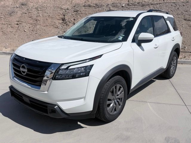 Glacier White 2025 Nissan Pathfinder SUV / Crossover All-Wheel Drive 9-Speed Automatic