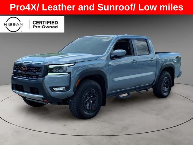 Boulder Gray Pearl 2026 Nissan Frontier PRO-4X Crew Cab 4WD Pickup Truck Four-Wheel Drive 9-Speed Automatic Overdrive