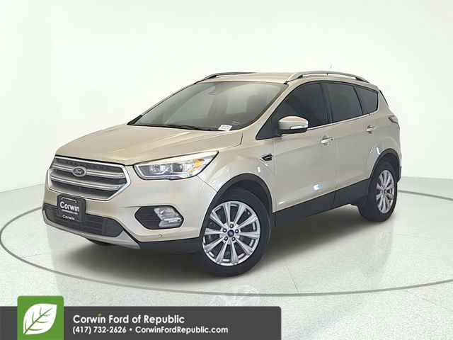 White Gold Metallic 2017 Ford Escape SUV / Crossover All-Wheel Drive 6-Speed Automatic